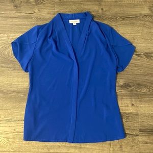 Calvin Klein royal blue blouse. Size small. Never worn